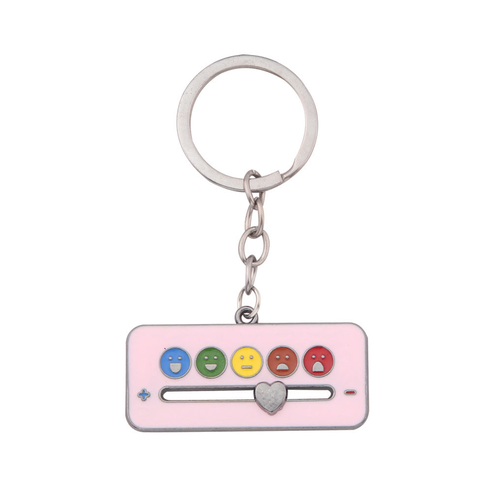 Wholesale Mood Expression Battery Power Keychain